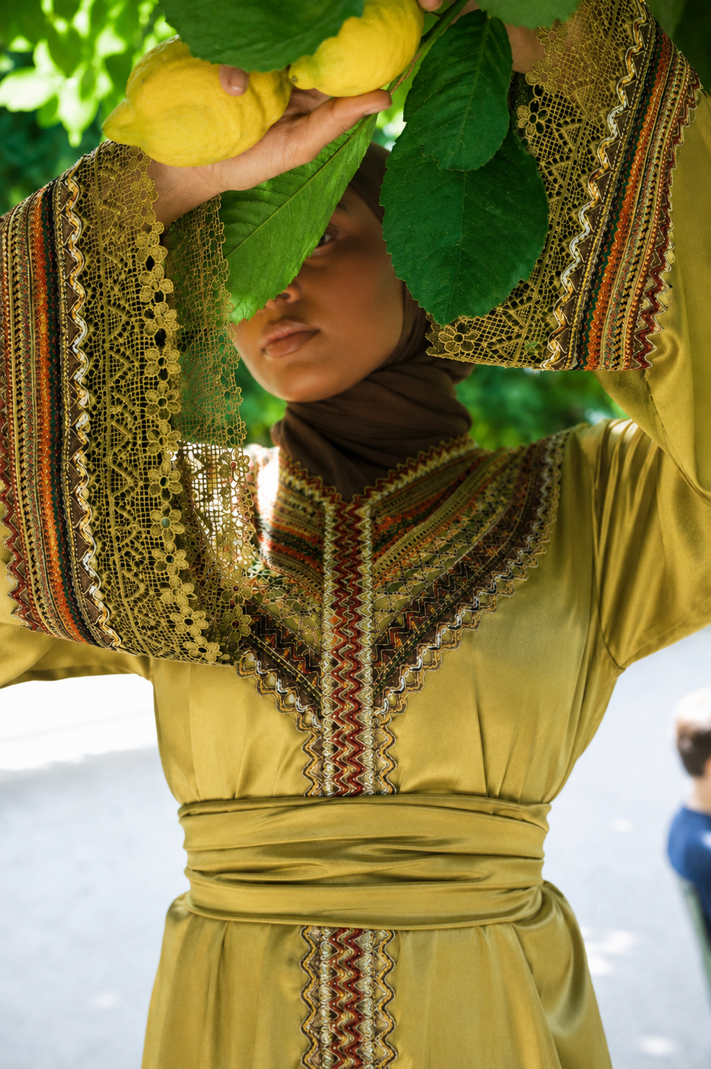 ARIA — Robe kabyle satin brodée