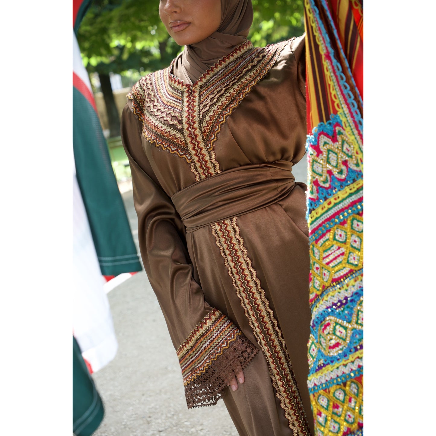 ARIA — Robe kabyle satin brodée